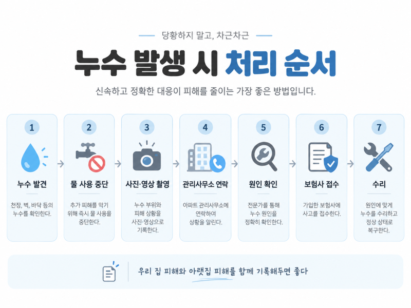 구축 아파트 누수, 어떻게 대처해야 할까? 보험까지 미리 점검해봤다