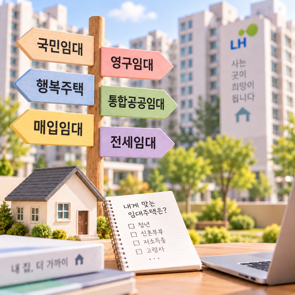 공공임대주택 종류 너무 많다면, 국민임대·영구임대·행복주택 차이