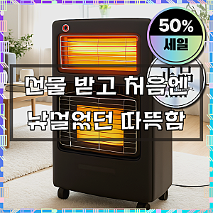 회신전기 따뜻한 가스 난로 캠핑 히터 LPG LNG 도시가스 차박 소형 야외, [LPG] 대형 가스난로