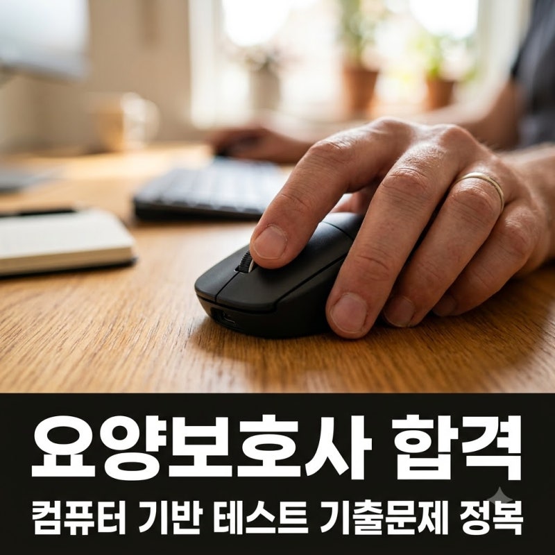 "종이 시험지 아니라고?".. 요양보호사기출문제CBT 한 번에 붙는 필승법