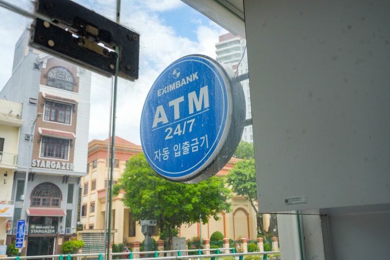 다낭 ATM 한시장 근처 트래블카드 트래블월렛 사용방법 EXIM BANK 위치