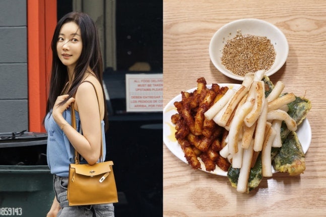 김사랑이 2주마다 찾는 통인시장 기름떡볶이, 173cm·49kg 반전 먹방 취향