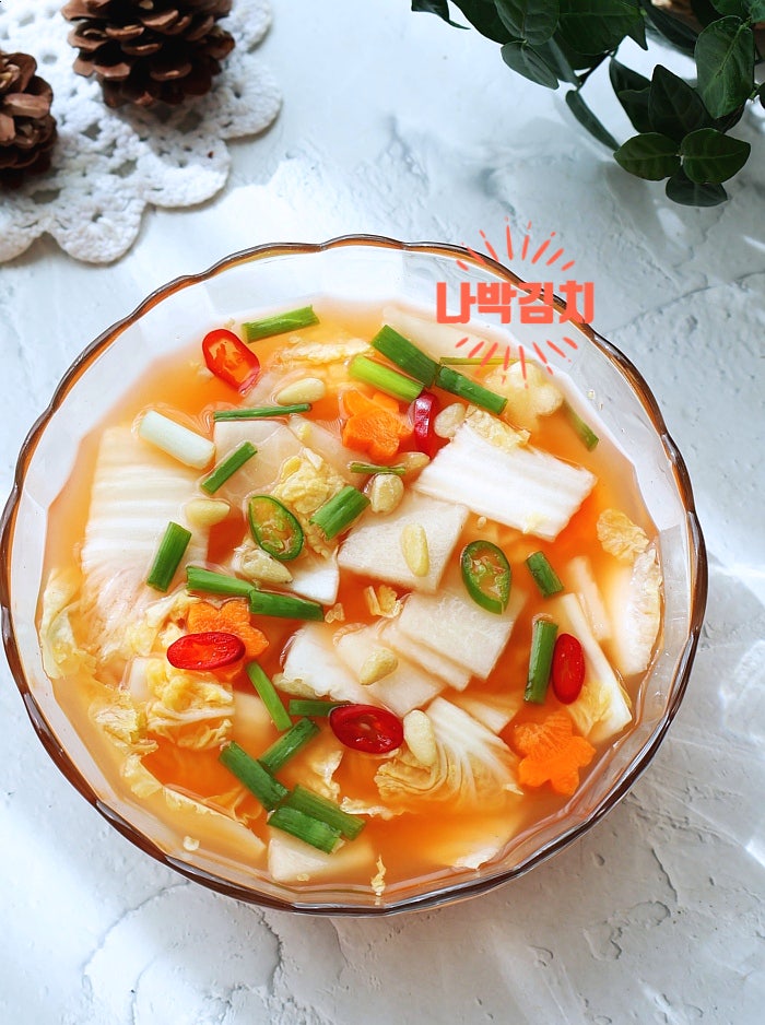 나박김치 담그는법 나박물김치 레시피