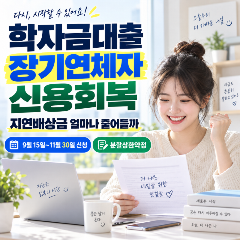 학자금대출 장기연체자 신용회복, 지연배상금 얼마나 줄어들까?