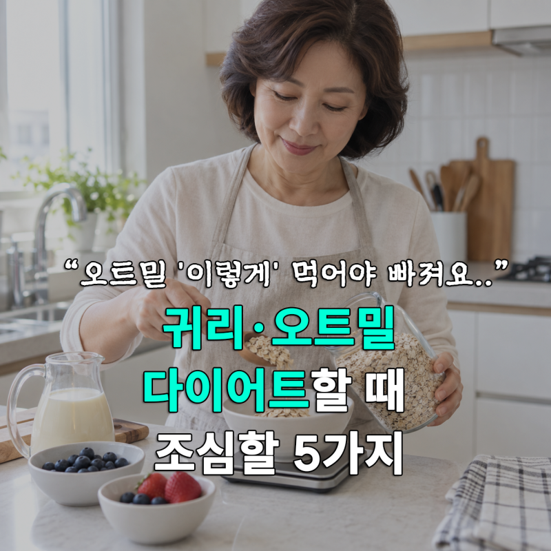 "귀리의 배신? 오트밀 '이렇게' 먹으면 살쪄요" 다이어트할 때 조심할 5가지