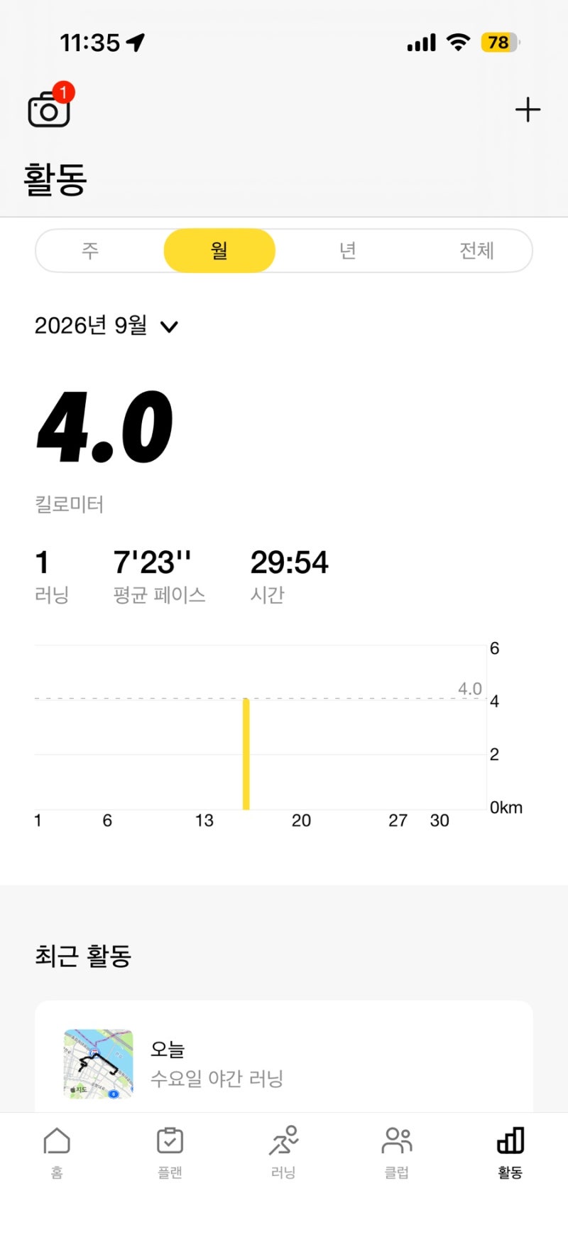 11월 초 러닝대회 준비하기