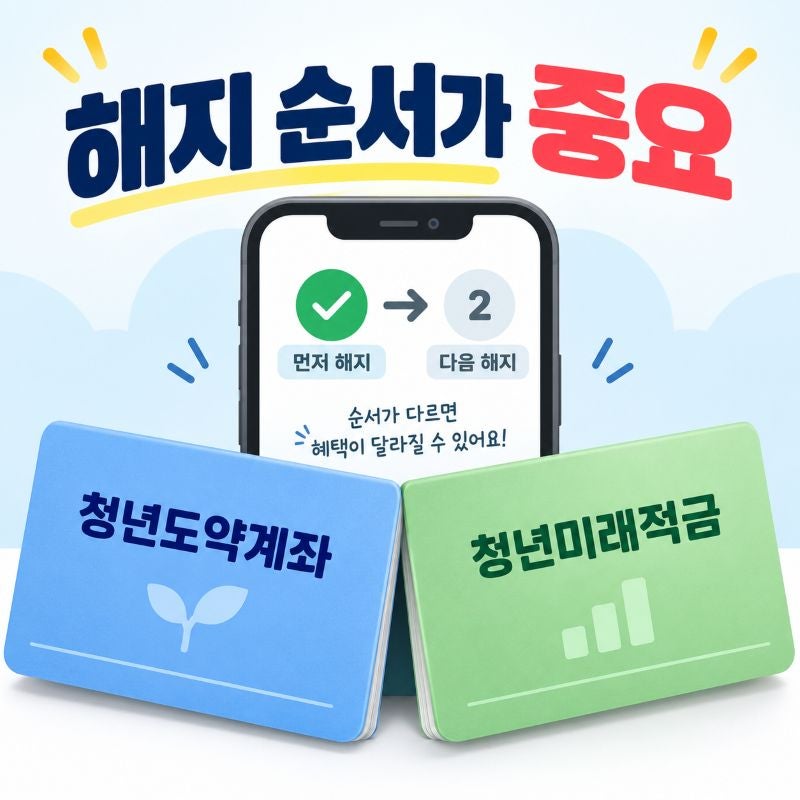 청년미래적금 갈아타기, 청년도약계좌 먼저 해지하면 안 되는 이유
