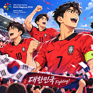 2026 아시안게임, 대한민국 남자 축구 일정 및 명단