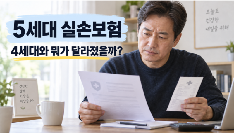 5세대 실손보험 총정리, 4세대와 무엇이 달라졌을까?