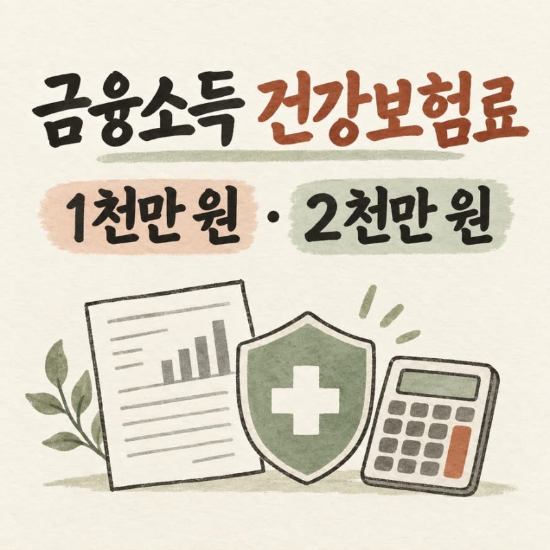 금융소득 종합과세 건강보험료, 1천만 원 넘으면 전액 반영될까?