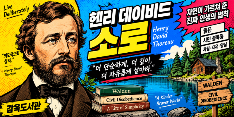 헨리데이비드소로 명언 명문장 - 월든,시민불복종