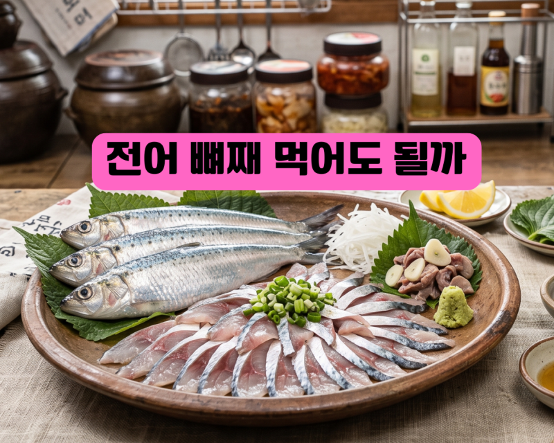 전어 뼈째 먹어도 될까? 가시 먹는 법과 가을 전어 제철