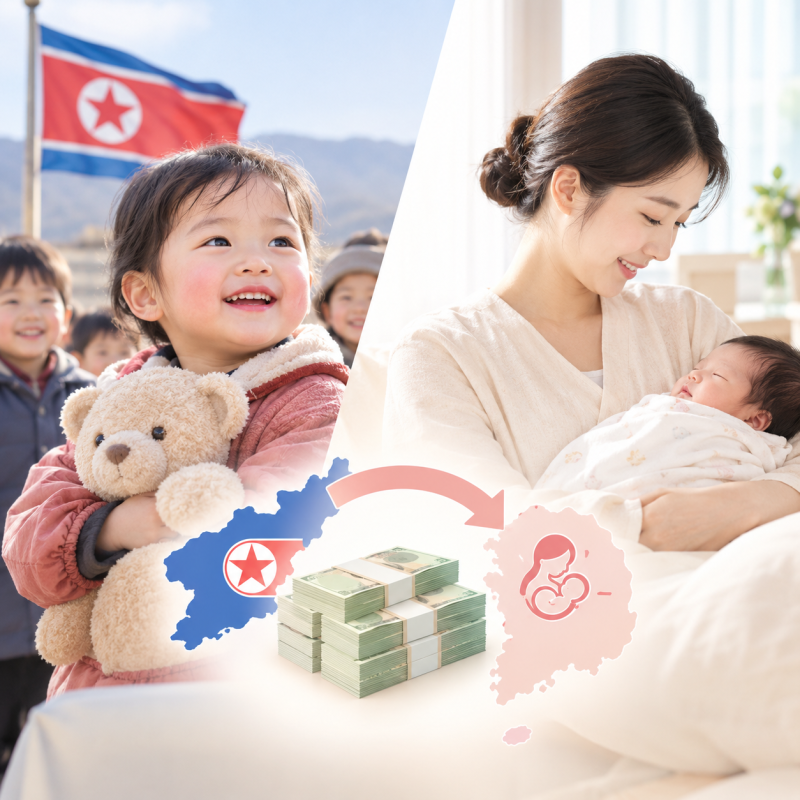 북한 영유아 지원 1500억, 경기도 산후조리비 예산 연결?
