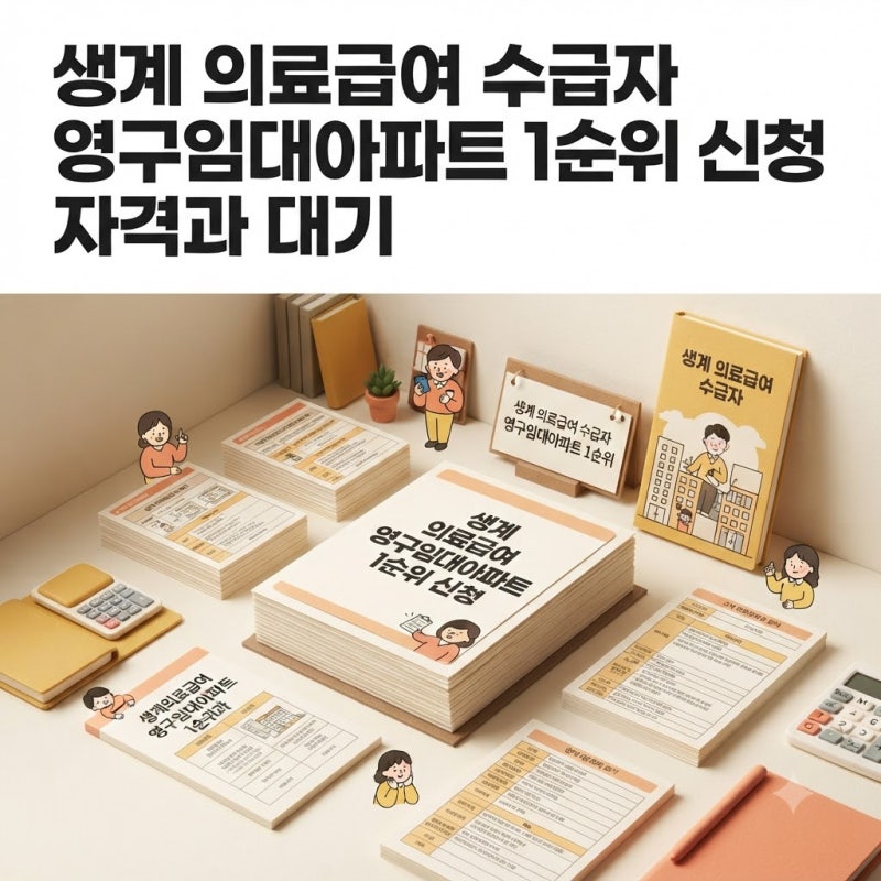 생계 의료급여 수급자 영구임대아파트 1순위 신청 자격과 대기