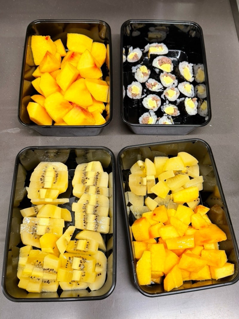 1세반 어린이집 소풍 도시락 메뉴 추천｜무염김밥 유아식 다이소 도시락
