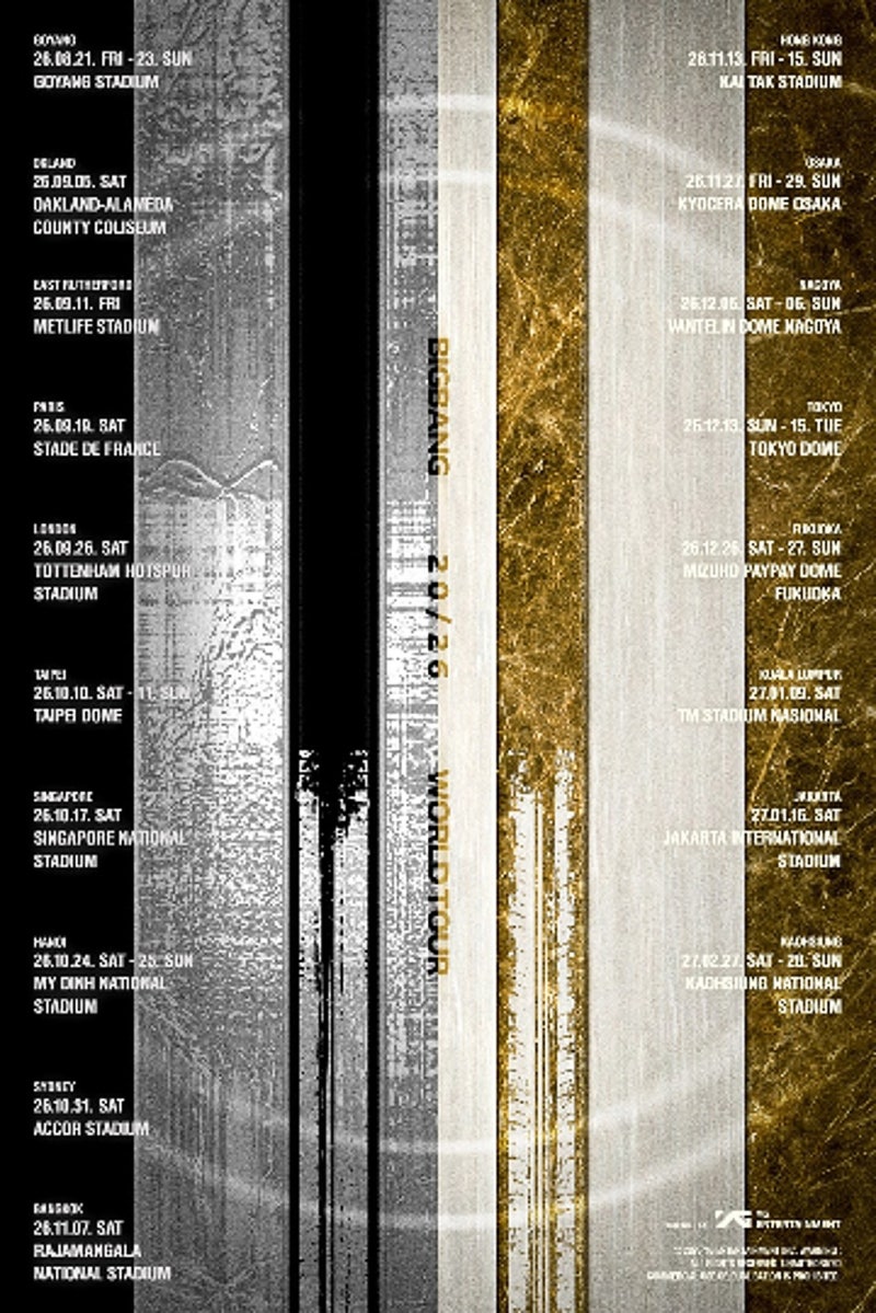 Big Bang Paris Concert on September 19th: Not a Full 5-Member Group! 3 Things to Know Before Booking