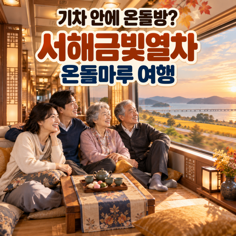 온돌마루 기차여행｜서해금빛열차 온돌마루실 예약·노선·가격·군산 당일치기까지