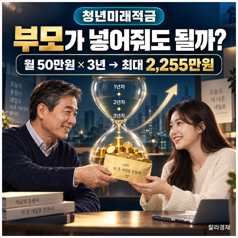 월 50만원씩 3년, 최대 2255만원…청년미래적금, 부모가 대신 넣어도 될까