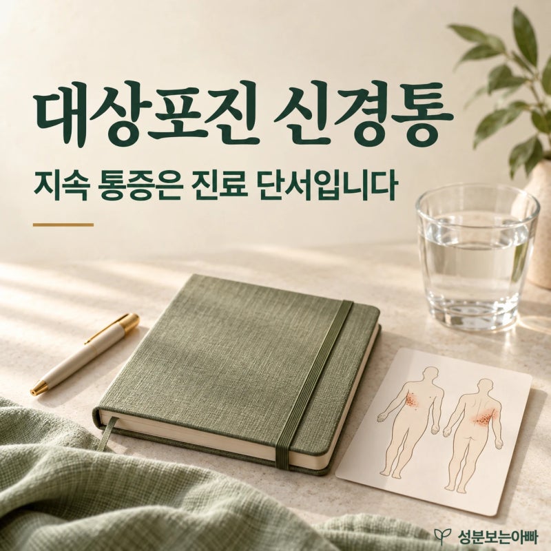 대상포진 신경통, 통증이 계속될 때 확인할 치료 기준