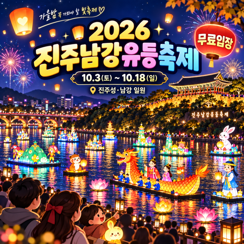 2026 진주남강유등축제 일정 총정리｜불꽃놀이·드론쇼 날짜·시간·주차·명당