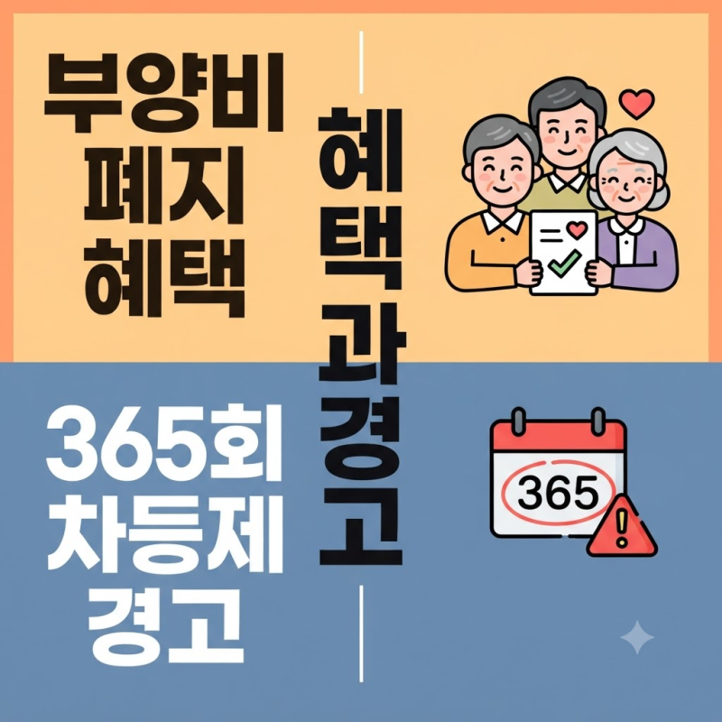 2026년 의료급여 부양비 폐지로 늘어난 혜택, "365회 차등제"로 혜택 받자!