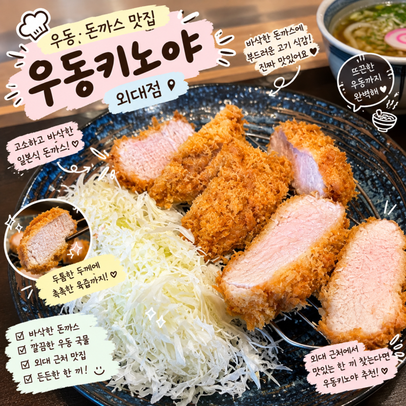 [우동키노야] 외대앞 간단한 한끼로 좋은 일식집