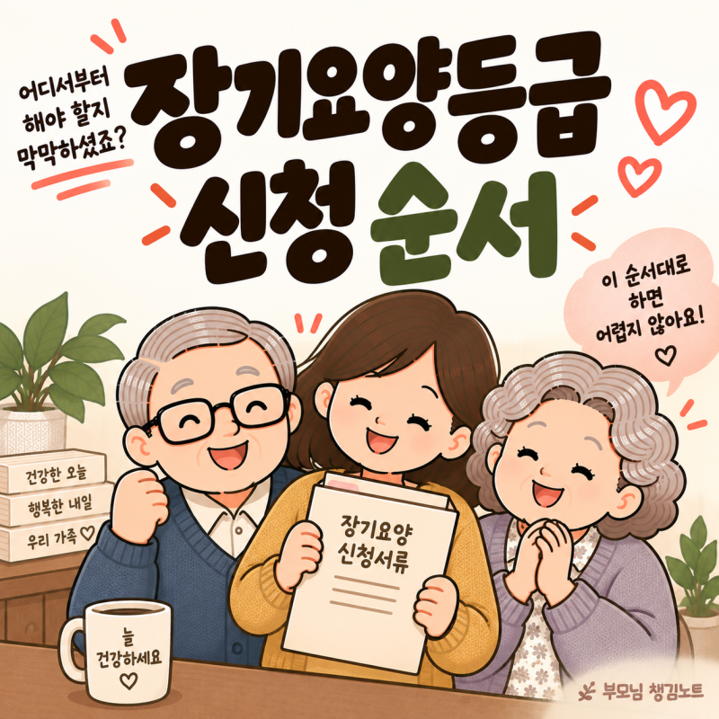 부모님 장기요양등급 신청, 뭘 챙겨가야 하나요｜서류·의사소견서·절차