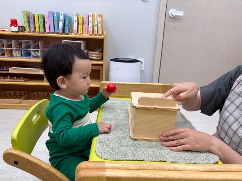 동탄 몬테소리 1:1 영아과정 돌아기 후기 : 베베구쯔몬테소리 동탄역점