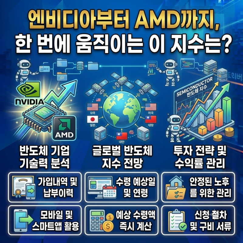 엔비디아부터 AMD까지 한 번에 움직인다? 반도체 투자자라면 알아야하는 필라델피아반도체 ....