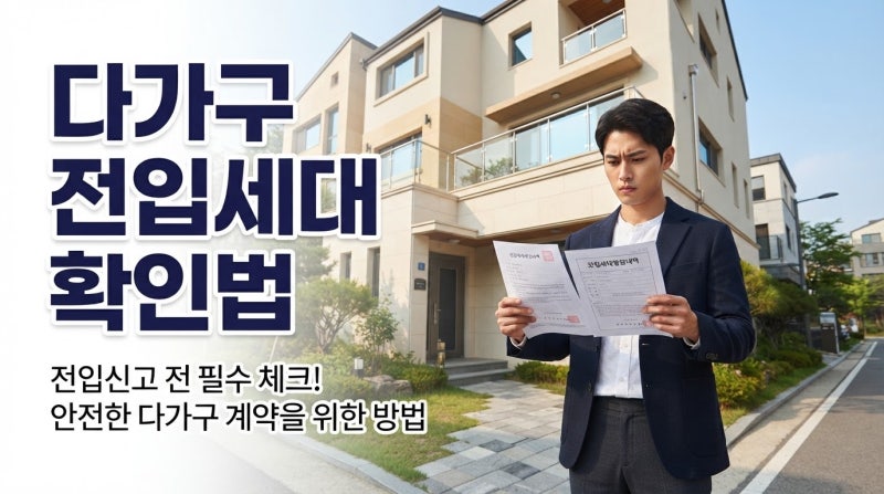 다가구 전입세대 확인, 주민센터에서 어디까지 볼 수 있을까?