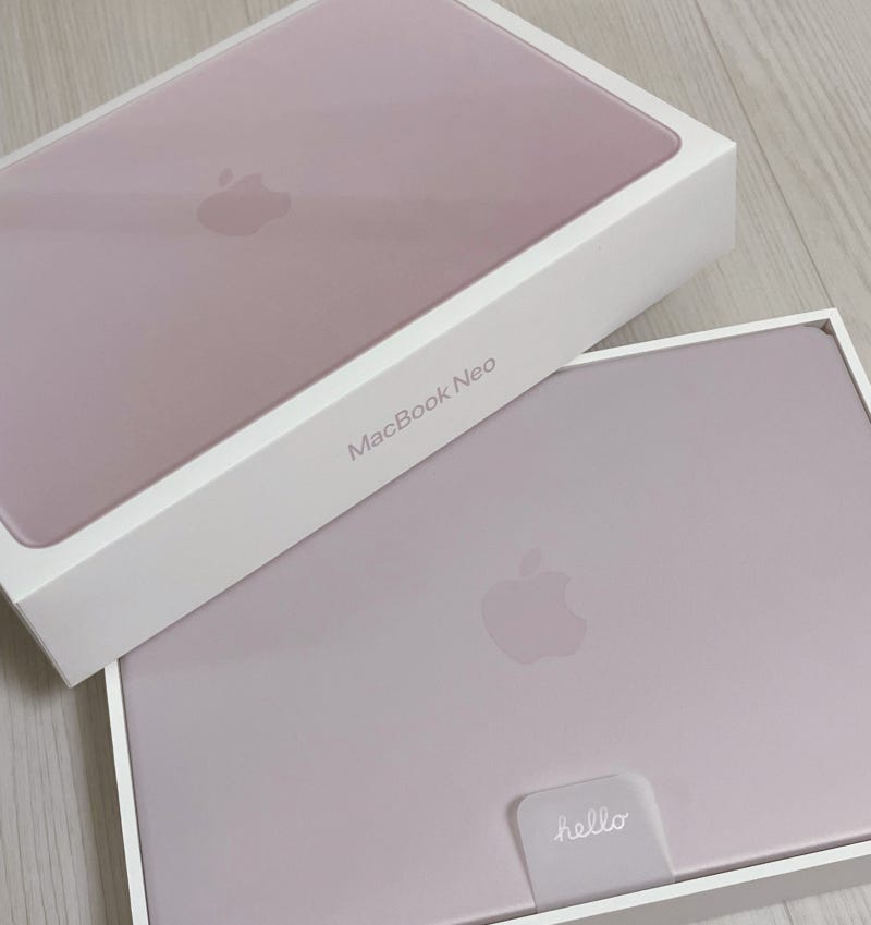맥북 네오(MacBook Neo) 블러시 구매 후기 (feat. 벨킨 멀티 포트 허브 어댑터)