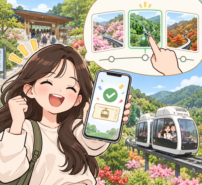 화담숲 모노레일 예약까지 한 번에 성공하려면 구간 선택하는 방법