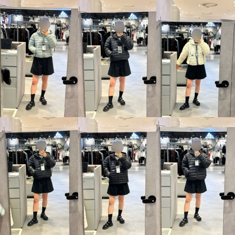벤투스 완판으로 입어본 노스페이스 칼릭스 라이트 다운 여성용 S M L & 남녀공용 S 사이즈 핏 ....