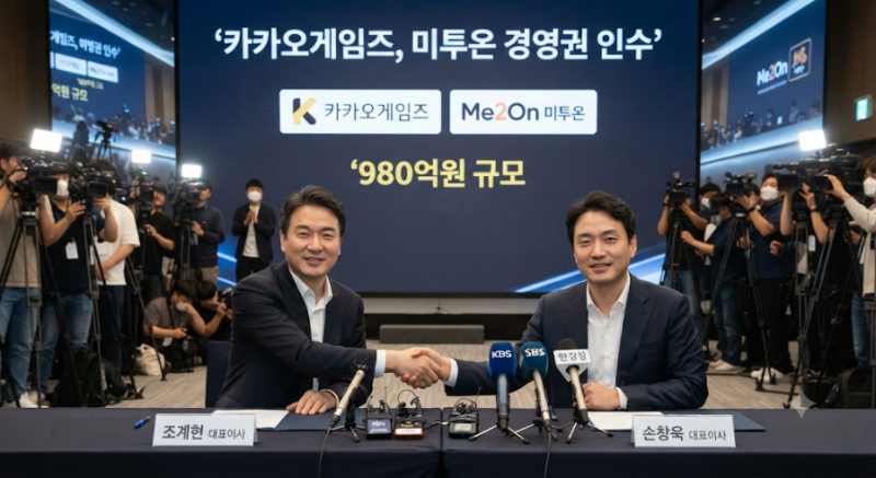 미투온 상한가 터졌다…카카오게임즈가 980억 베팅한 이유