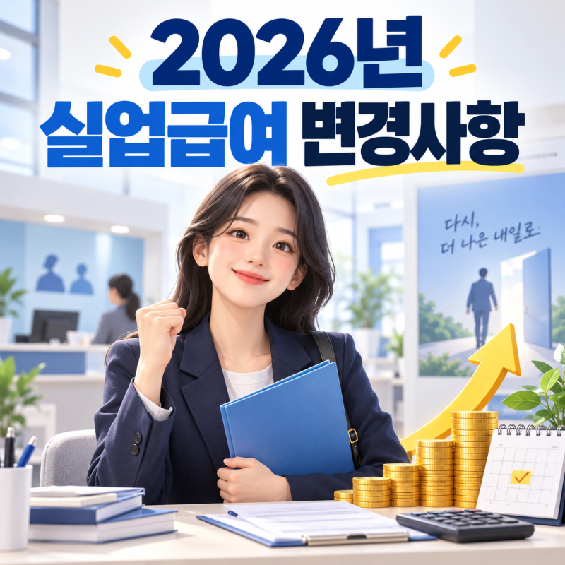2026년 실업급여 변경사항 총정리｜상한액·하한액 얼마나 올랐을까?