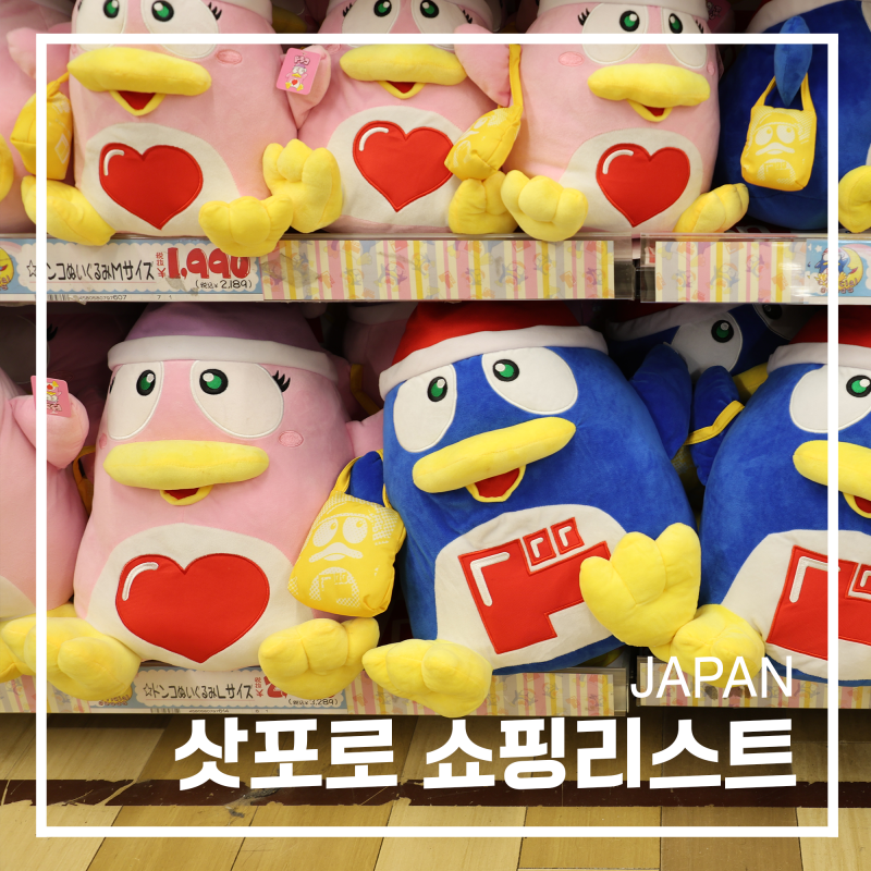 삿포로 쇼핑리스트 10 일본 돈키호테 쿠폰 추천 일본여행 선물 추천 일본가면 꼭사야할것