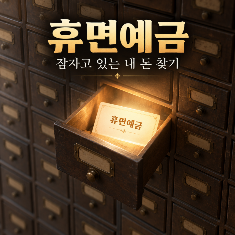 휴면예금 찾는 방법｜오래된 예금 조회부터 지급신청까지