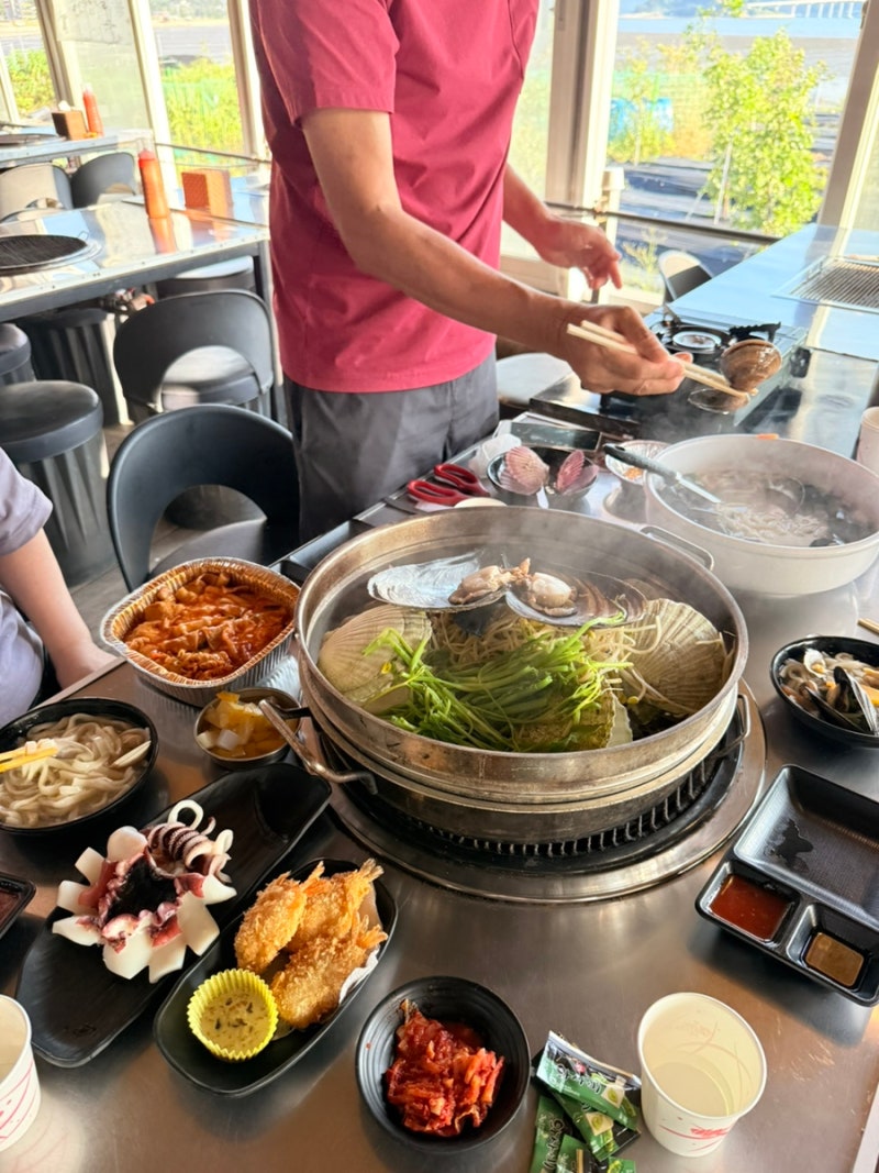 인천 을왕리 조개구이 맛집 신선한 곳 찾으면 오션뷰 마시란로235조개구이