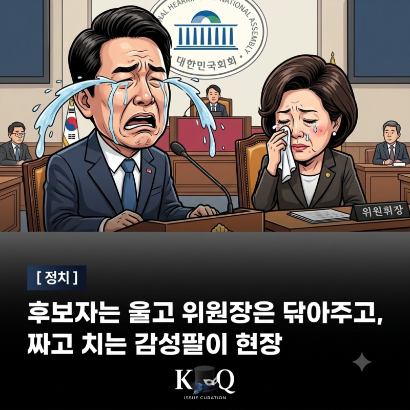 눈물로 덮이지 않는 공직 검증, 국회 청문회장에서 무슨 일이 있었나