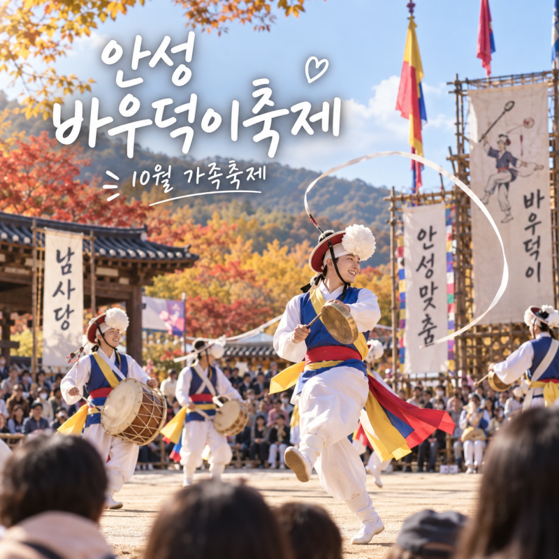 안성맞춤 남사당 바우덕이축제 2026 일정 가수라인업 공연 퍼레이드 주차 총정리