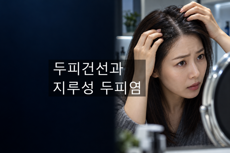 두피건선과 지루성두피염 차이, 비듬처럼 보여도 다른 이유