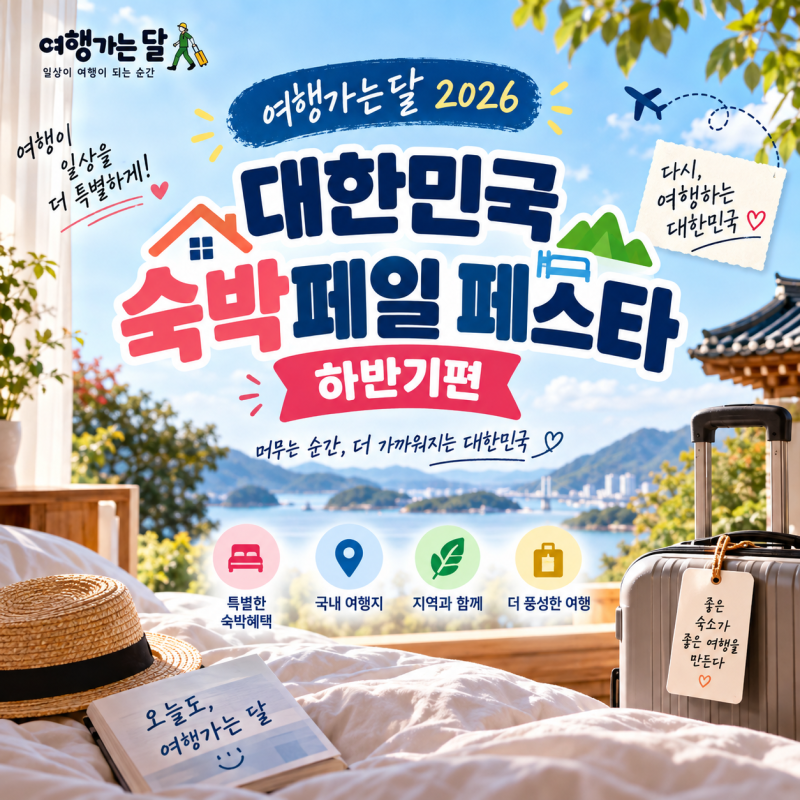 숙박세일 페스타 여행가는달 10월 할인 정보, 강원도 혜택은?