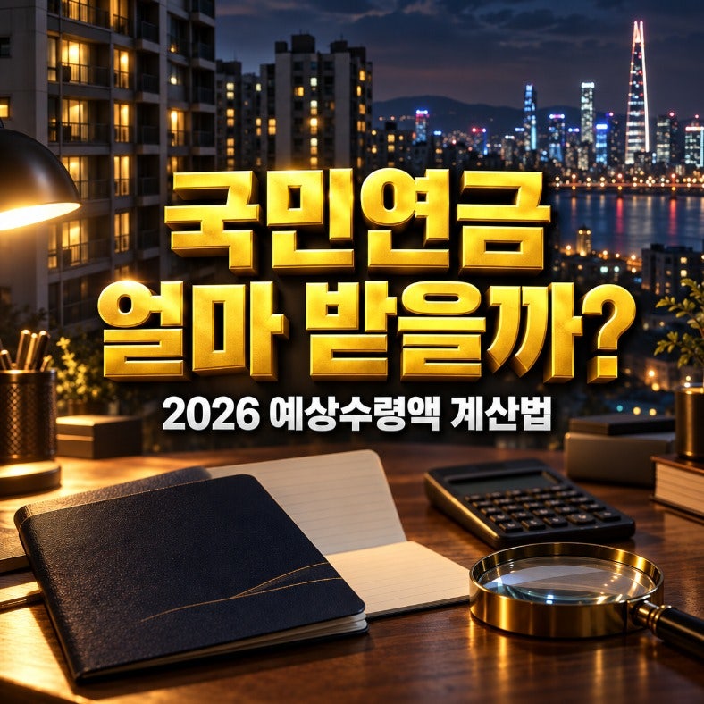 2026 국민연금 예상수령액 계산법 총정리 - A값·소득대체율 43%·조기수령 손익분기