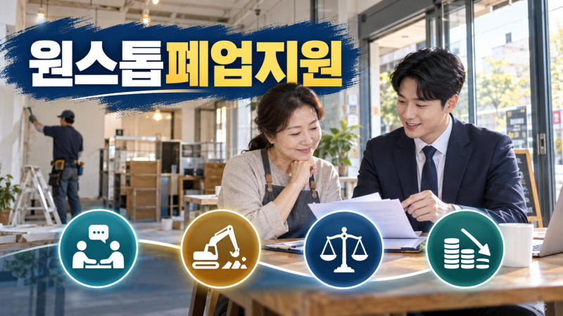 2026 희망리턴패키지 총정리｜폐업지원금·점포철거비·재취업·재창업 지원