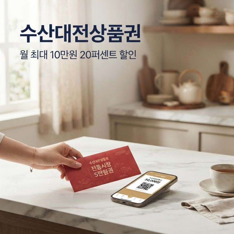 수산대전상품권 9월 발행 일정·구매방법·사용처