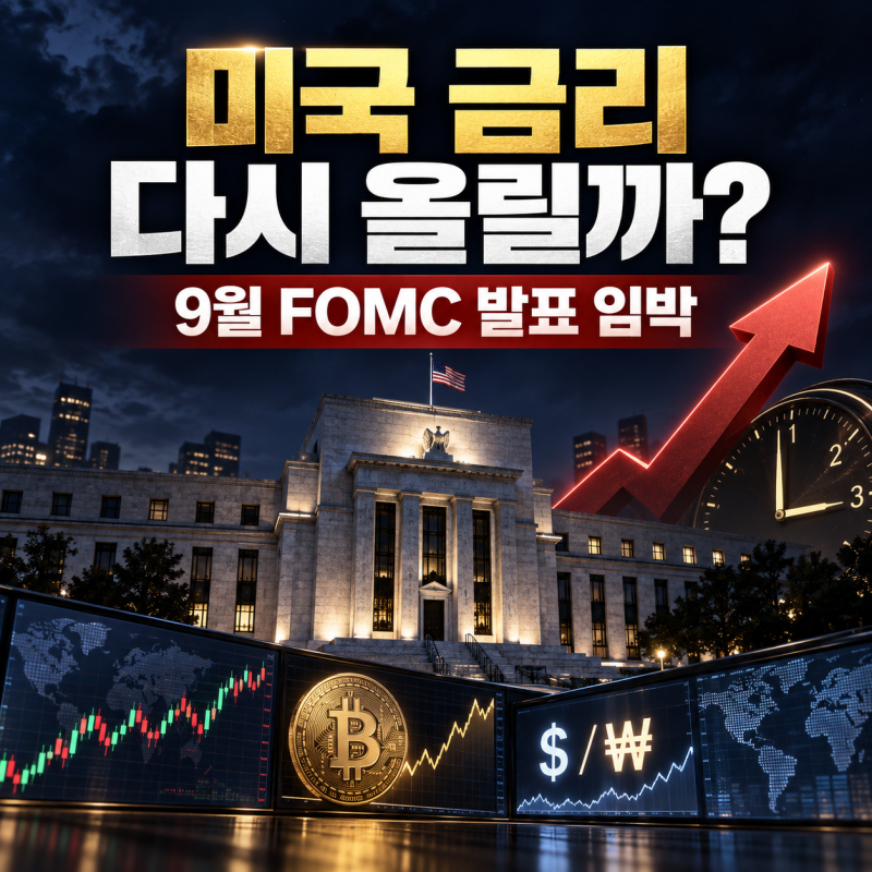 미국 금리 발표일 언제? 9월 FOMC 한국시간·금리인상 가능성 총정리