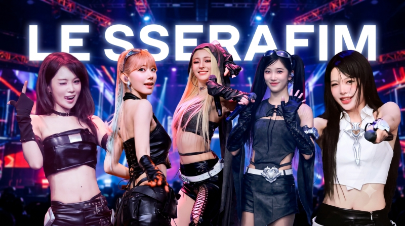 LE SSERAFIM照片：彷彿從遊戲《鬥陣特攻》中走出來一樣