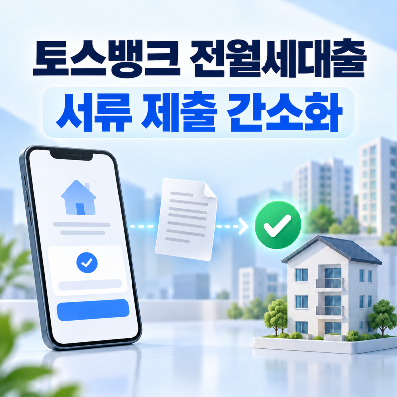 토스뱅크 전월세대출 서류 간소화｜전입세대정보 온라인 연계로 심사 빨라진다
