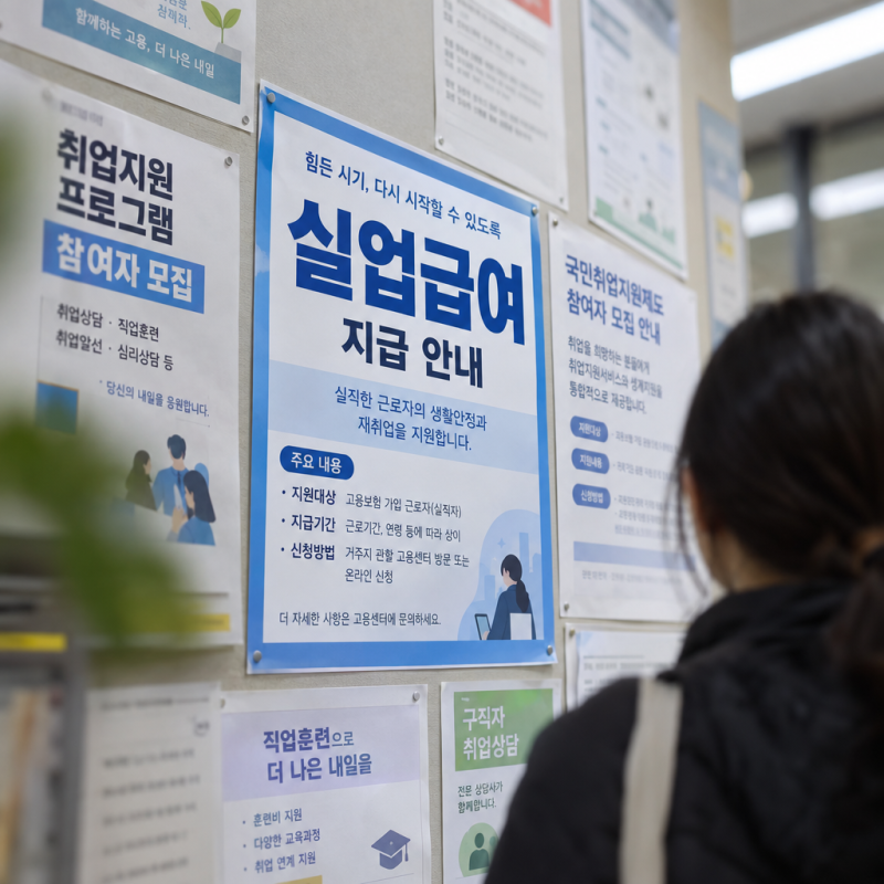 실업급여 "1일 최대 68,100원 지급" 조건과 신청방법, 계산까지 총정리