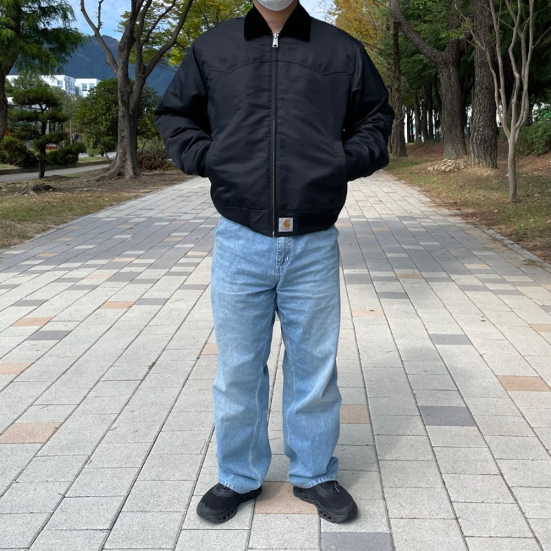 칼하트 WIP 산타페 알럼나이 ALUMNI 자켓 사이즈 및 남자 코디
